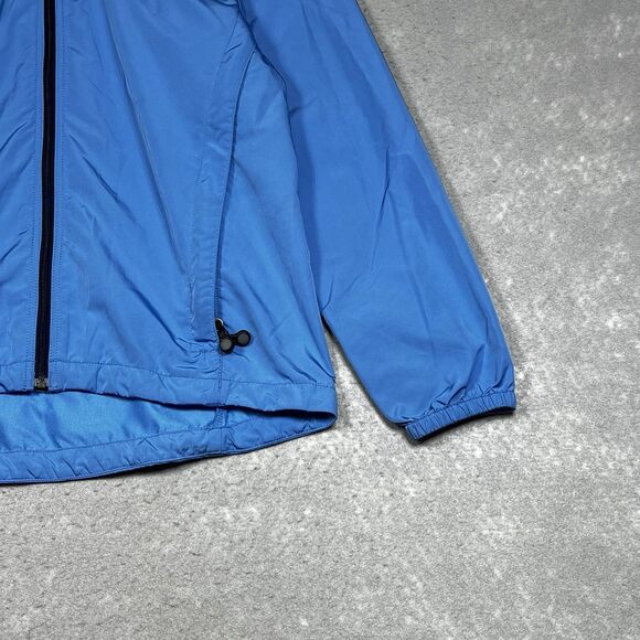 Patagonia Integral Jacket Women Medium Blue Lightweight Packable Travel Full Zip - Picture 5 of 13
